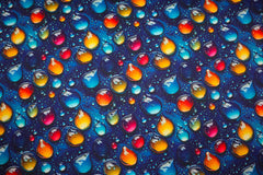 Reststück: 0,80 m Softshell Digital Raindrops