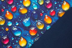 Reststück: 0,80 m Softshell Digital Raindrops