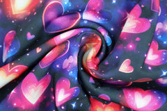 Softshell Digital Sparkling Hearts