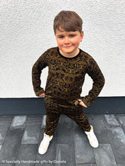 Viskosejersey Tigerelle by Cherry Picking - 299 schwarz