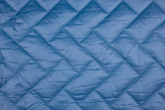 Reststück: 1,50 m - Steppstoff jeansblau