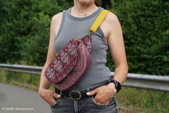 Steppsamt mit Punktprägung Galant - 436 altrosa