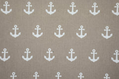 2m Baumwoll Stoffpaket Anker (2x1m)