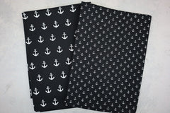 2m Baumwoll Stoffpaket Anker (2x1m)