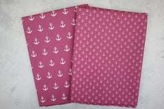 2m Baumwoll Stoffpaket Anker (2x1m)