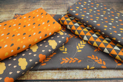 Stoffpaket 2,5m Baumwolle (5×0,5m) - Herbst