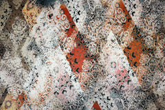 Stretch Velour Digital Mandala