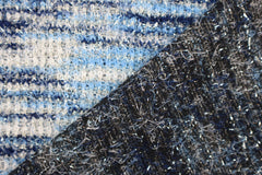 Strickstoff Linda Glamour - blau