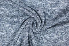 Strickstoff Merlin Melange - blau