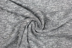 Strickstoff Merlin Melange - grau