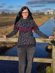 Sweatshirtstoff Aspen Leoprint