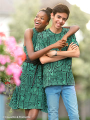 Baumwolljersey Africa by Bienvenido Colorido