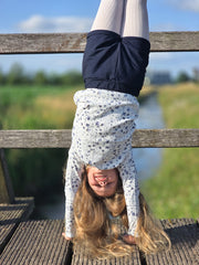 French Terry Denim - 598 dunkelblau