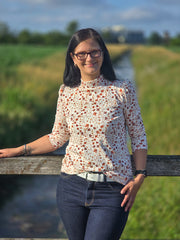 Rippjersey Mia - 715 braun/beige