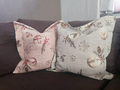 Canvas Niklas Weihnachtskugeln - 183 grau