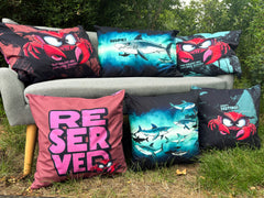 Kissen Panel Velvet Salty Pillows by Thorsten Berger