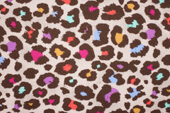 Sweatshirtstoff Digital Coloured Leoprint