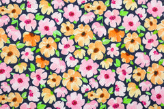 Reststück: 0,75 m - Sweatshirt Blütenmeer