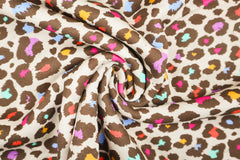 Sweatshirtstoff Leo Liebe - sand