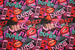 Sweatshirtstoff Girl Rule