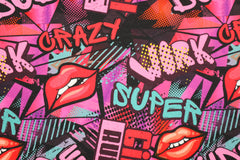 Sweatshirtstoff Girl Rule