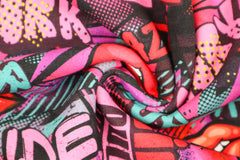 Sweatshirtstoff Girl Rule