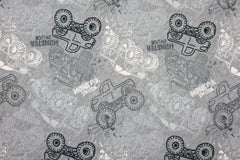 Sweatshirtstoff Mio Monster Trucks