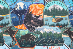 Sweatshirtstoff North Lake - Farbe 1