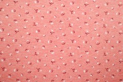 Reststück: 1,00m - Sweatshirt Stoff Little Flower koralle