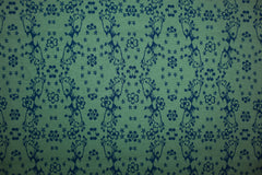 Reststück: 1,00m - Sweatshirt Stoff small flowers & branches grün