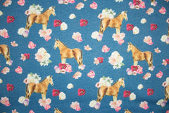 Sweatshirt Stoff Flower Beauty