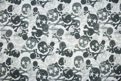 Sweatshirt Stoff Sammy Skulls