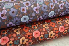 Sweatshirtstoff Amira Aquarell Flower