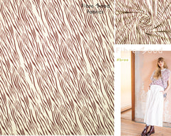 Sweatshirtstoff Animal Stripes Fibre Mood