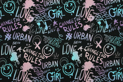 Sweatshirtstoff Change the Rules Fräulein von Julie 4353