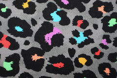 Sweatshirtstoff Digital Coloured Leoprint