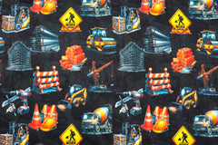 Sweatshirtstoff Digital Construction