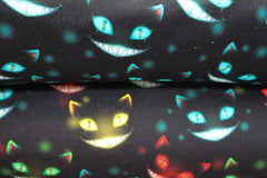 Sweatshirtstoff Digital Grinsekatze