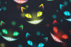 Sweatshirtstoff Digital Grinsekatze