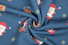 Sweatshirtstoff Sweet Santa