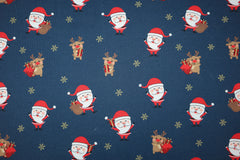 Sweatshirtstoff Sweet Santa