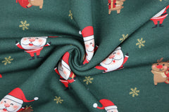 Sweatshirtstoff Sweet Santa