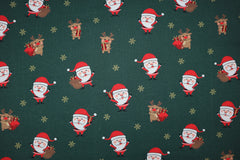 Sweatshirtstoff Sweet Santa