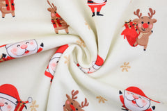 Sweatshirtstoff Sweet Santa