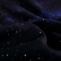 Sweatshirtstoff Digital Weltall - marine