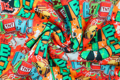 Sweatshirtstoff Digital Minecraft