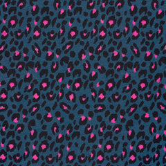 Sweatshirtstoff Digital Pink Leoprint