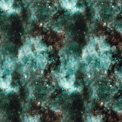 Sweatshirtstoff Digital Weltall - eisblau