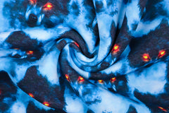 Sweatshirtstoff Digital Wolf Eyes