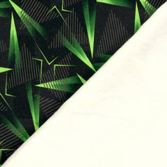 Sweatshirtstoff Digital Neon Peak